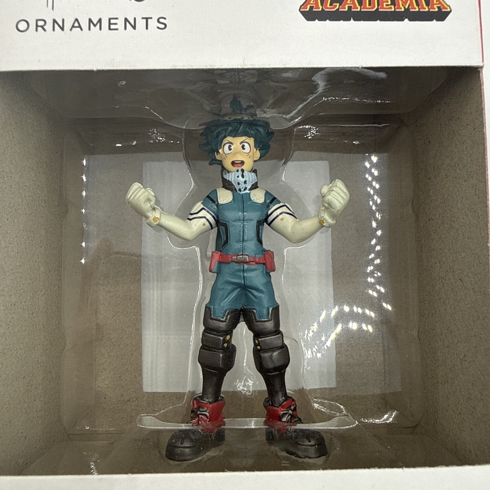 Hallmark My Hero Academia Izuku Midoriya Christmas Tree Ornament New With Box - Picture 2 of 8